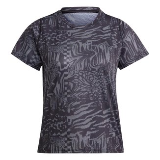 Camiseta Corrida Estampada Run Icons 3 Bar Logo Adidas