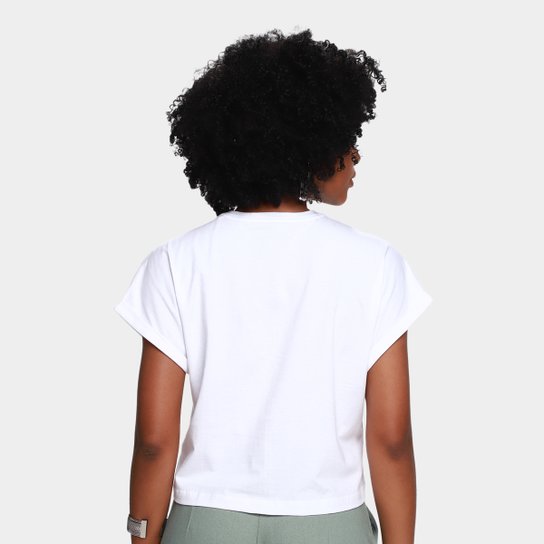 Camiseta Cropped Calvin Klein Casual Feminina