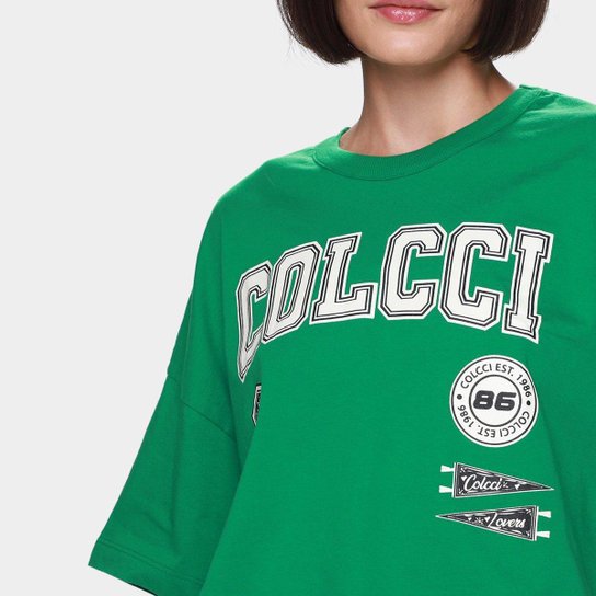 Camiseta Cropped Colcci 1986 Feminina