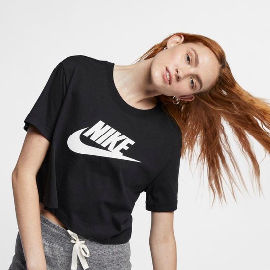 Camiseta Cropped Nike Sportswear Essential Feminina