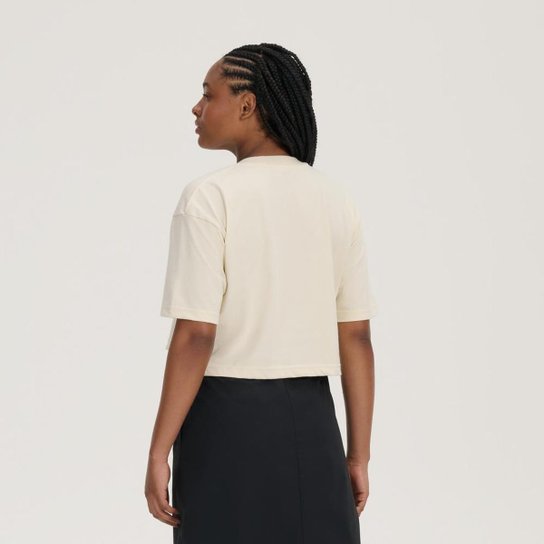 Camiseta Cropped Small Logo Feminina