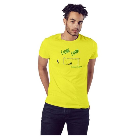 Camiseta de Futebol Pênalti do Tetra Copa do Mundo 1994 Masculina