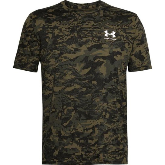 Camiseta de Treino Maculina Under Armour ABC Camo SS