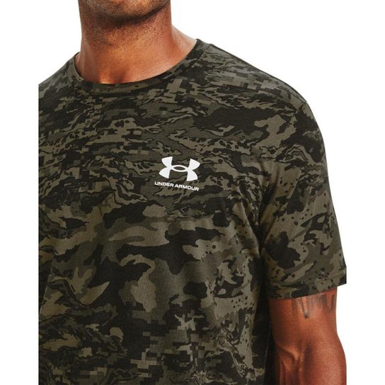 Camiseta de Treino Maculina Under Armour ABC Camo SS