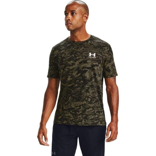 Camiseta de Treino Maculina Under Armour ABC Camo SS