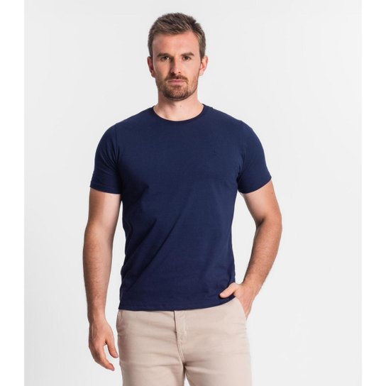 Camiseta Diametro Básica Meia Malha Masculina