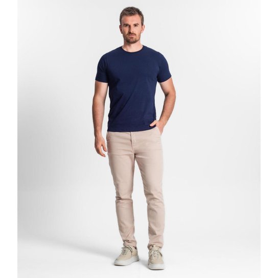 Camiseta Diametro Básica Meia Malha Masculina