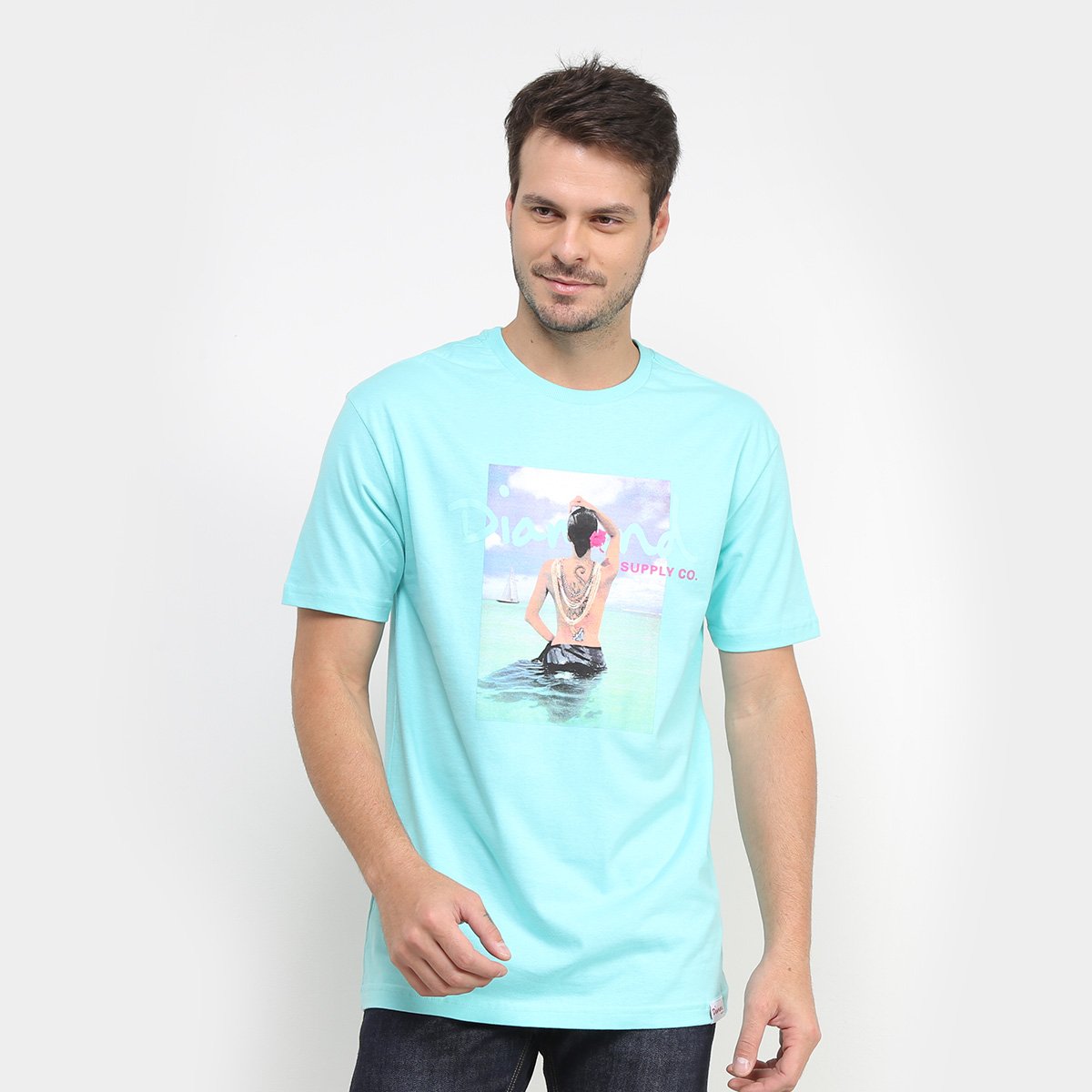 camisa diamond azul bebe