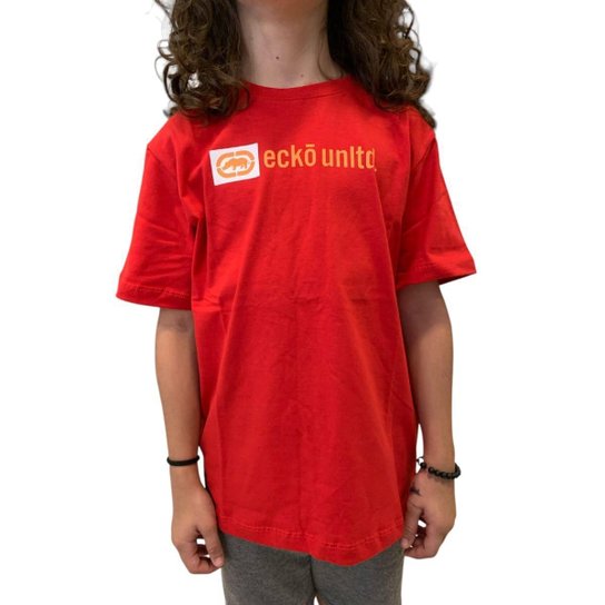 Camiseta Ecko Unltd DJ Básica Juvenil Original