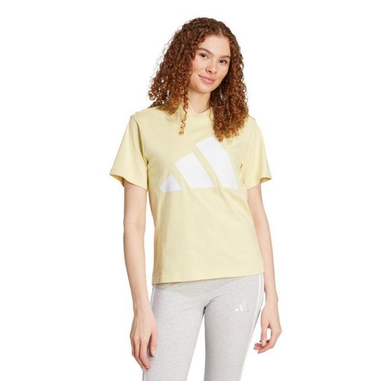 Camiseta Essentials de Algodão com Logotipo Grande Adidas