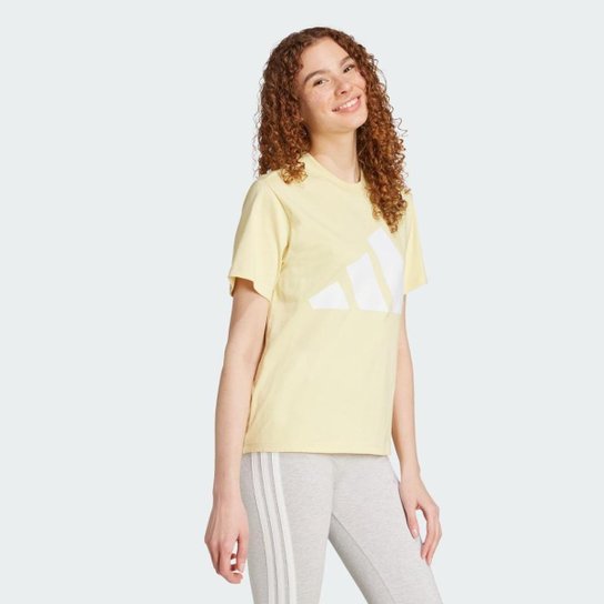 Camiseta Essentials de Algodão com Logotipo Grande Adidas