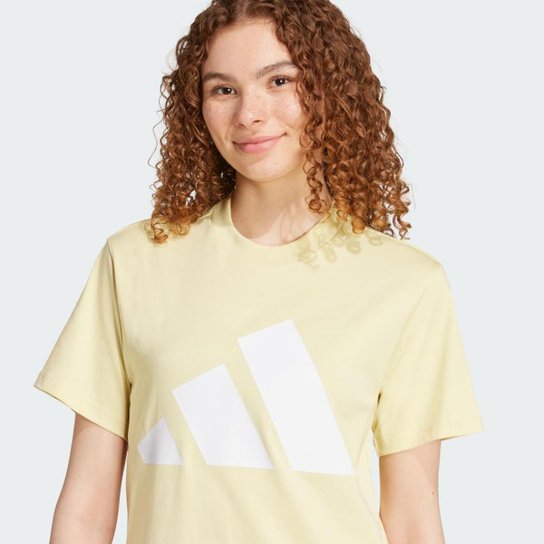Camiseta Essentials de Algodão com Logotipo Grande Adidas