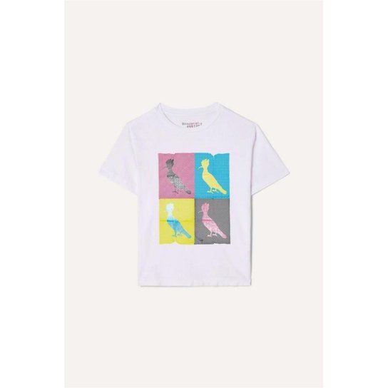 Camiseta Est Pica Pau Halftone Reserva Mini