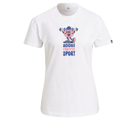 Camiseta Estampada Artist Forever Sport-Azul Adidas