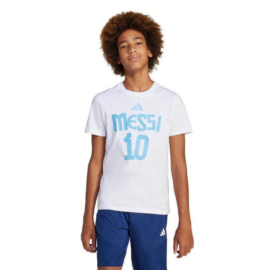 Camiseta Estampada Messi Name and Number Infantil