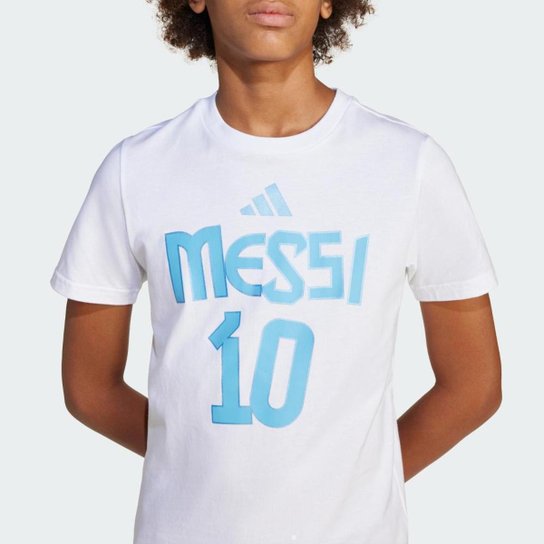 Camiseta Estampada Messi Name and Number Infantil