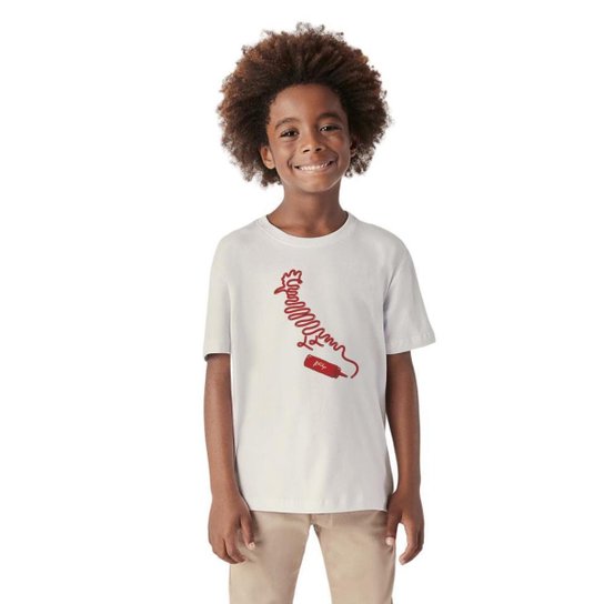 Camiseta Estampada Pica Pau Ketchup Reserva Mini