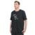 Camiseta Extra Grande New Era Logo New York Yanke Unissex - Preto