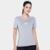 Camiseta Fila Basic Train II Feminina - Cinza+Branco