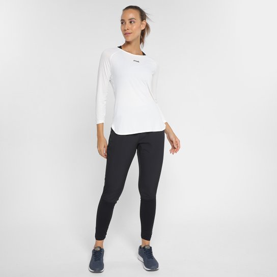 Camiseta Fila Bio II Manga Longa Feminina