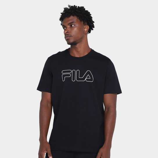 Camiseta Fila Letter Outline Masculina
