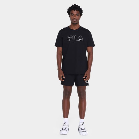 Camiseta Fila Letter Outline Masculina