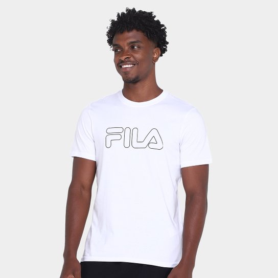 Camiseta Fila Letter Outline Masculina