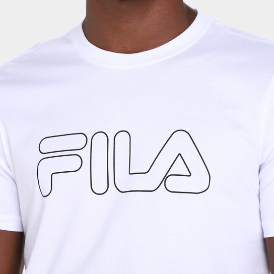 Camiseta Fila Letter Outline Masculina