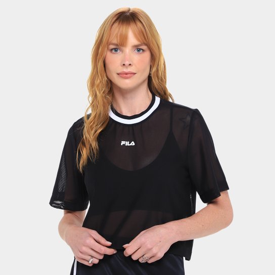 Camiseta Fila Over Letter Sports Feminina