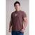 CAMISETA FIT MASCULINA UV50+ MANGA CURTA TEXAS FARM - CMF002 - MARROM CAFE/ BRANCO - Café