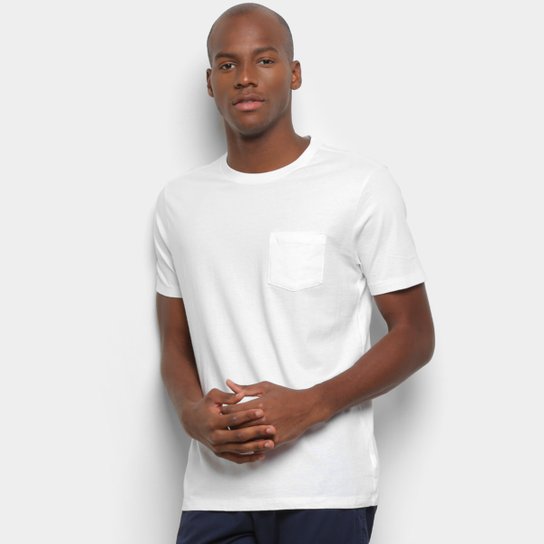 Camiseta GAP Básica com Bolso Masculina
