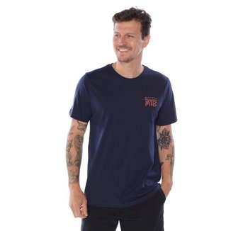 Camiseta Go Bike Casual Ciclismo MTB Básica Azul/Marrom