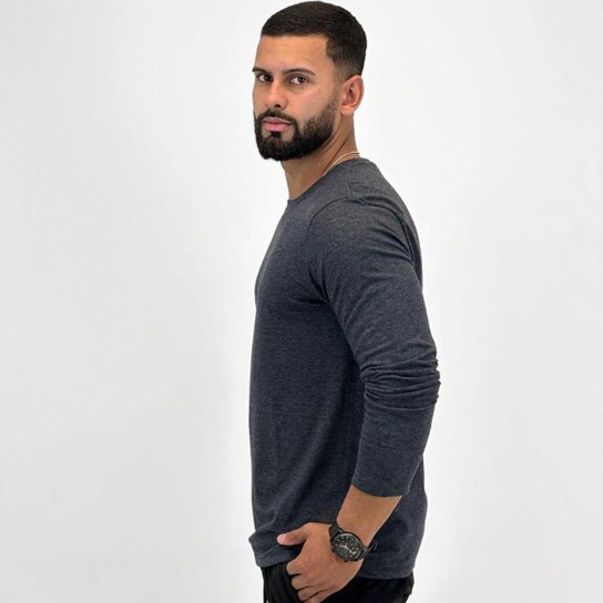 CAMISETA HERING BÁSICA MANGA LONGA MASCULINA