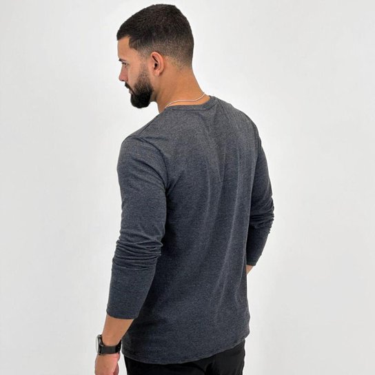 CAMISETA HERING BÁSICA MANGA LONGA MASCULINA