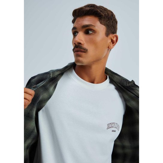 Camiseta Hering Relaxed Manga Curta Masculina