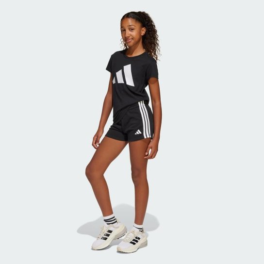 Camiseta Infantil Adidas Big Logo Menina
