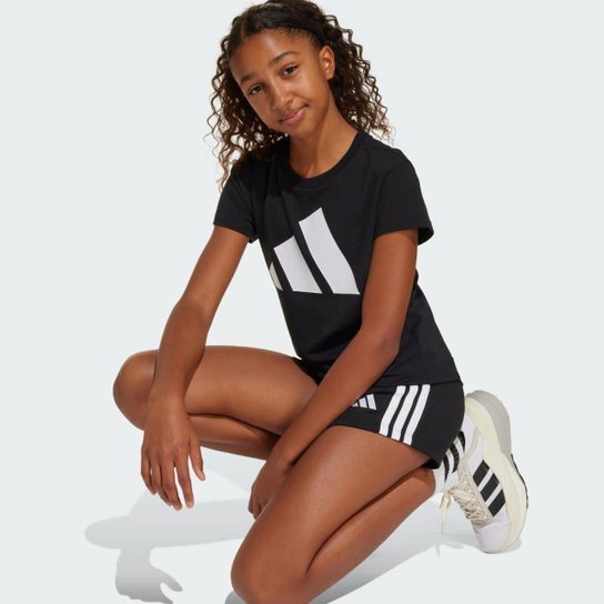 Camiseta Infantil Adidas Big Logo Menina