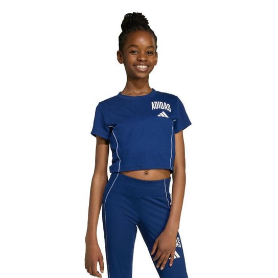 Camiseta Infantil Adidas Impressa Essenciais de Treino