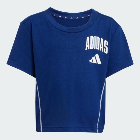 Camiseta Infantil Adidas Impressa Essenciais de Treino