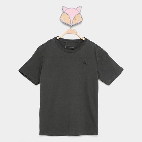 Camiseta Infantil Calvin Klein Bordado Menino