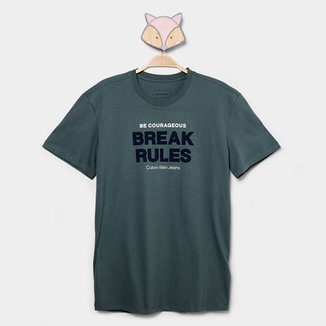 Camiseta Infantil Calvin Klein Break Rulles Menino