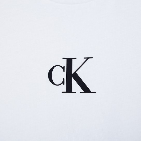 Camiseta Infantil Calvin Klein Rubber Patch