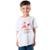 Camiseta Infantil Manga Curta Gaivota Okdok - Branco