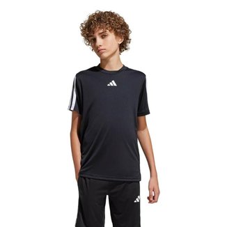 Camiseta Infantil Menino Adidas Jj1032 Essentials Três Listras