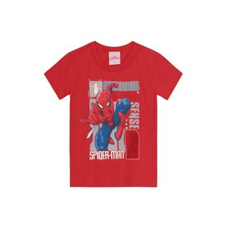 Camiseta infantil menino do homem-aranha que brilha no escuro Brandili