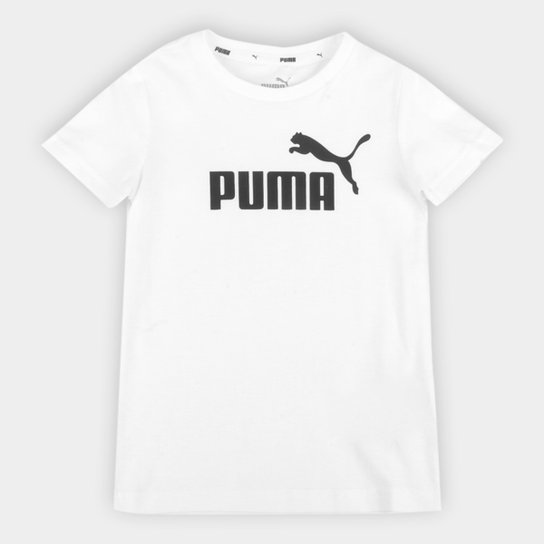 Camiseta Infantil Puma Essentials Logo Menino