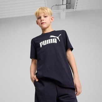 Camiseta Infantil Puma Logo Menino