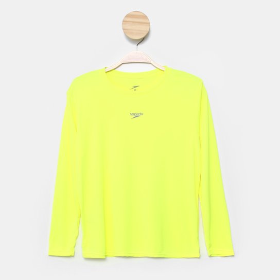 Camiseta Infantil Speedo Manga Longa Proteção UV