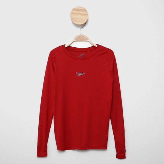 Camiseta Infantil Speedo Manga Longa Proteção UV