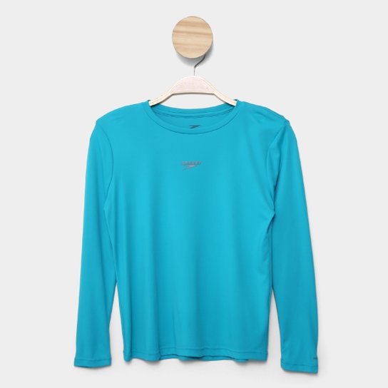 Camiseta Infantil Speedo Manga Longa Proteção UV